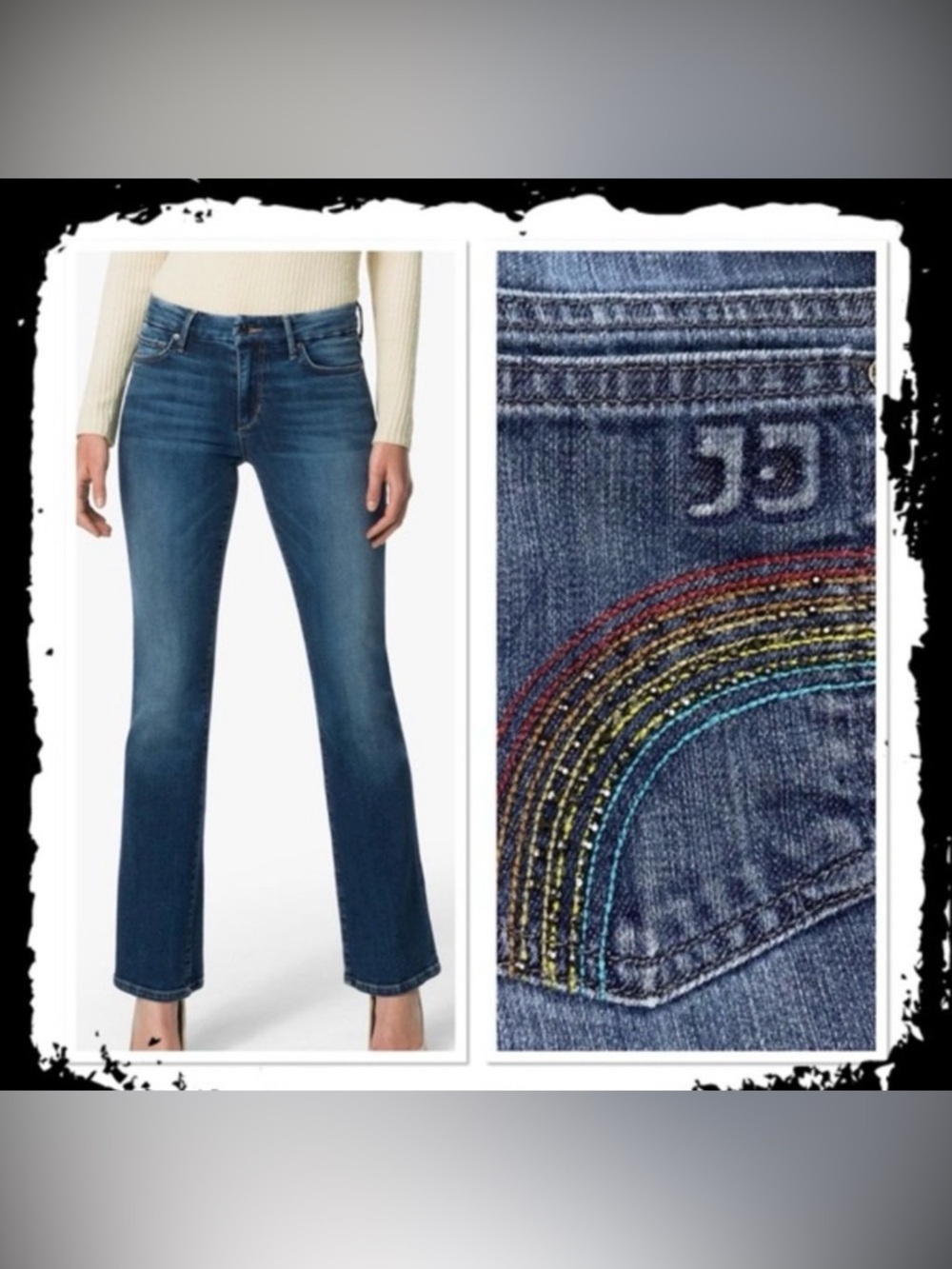 Joe's Jean Provocateur Rainbow
Pocket Jeans sz 28